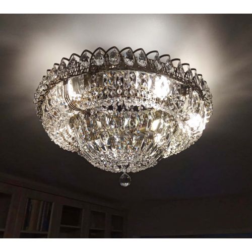 Люстра Кольцо Классика Пластинка под бронзу в Ижевске Гусь Хрустальный