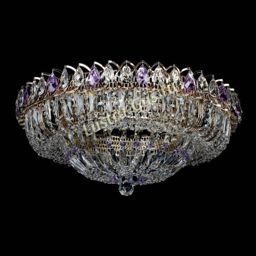 Люстра Кольцо Классика Пластинка фиолетовая в Ижевске Гусь Хрустальный