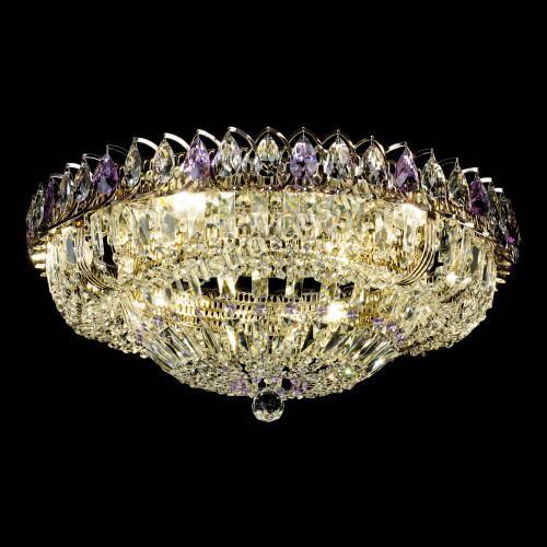 Люстра Кольцо Классика Пластинка фиолетовая в Ижевске Гусь Хрустальный