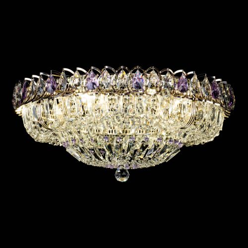 Люстра Кольцо Классика Пластинка фиолетовая в Ижевске Гусь Хрустальный