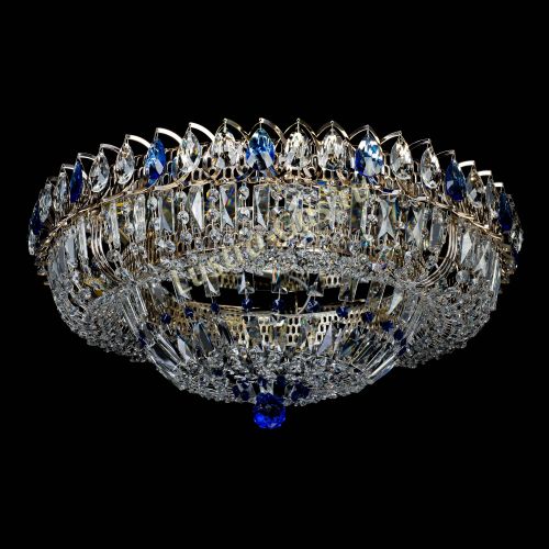 Люстра Кольцо Классика Пластинка синяя в Ижевске Гусь Хрустальный