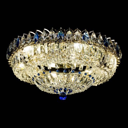 Люстра Кольцо Классика Пластинка синяя в Ижевске Гусь Хрустальный