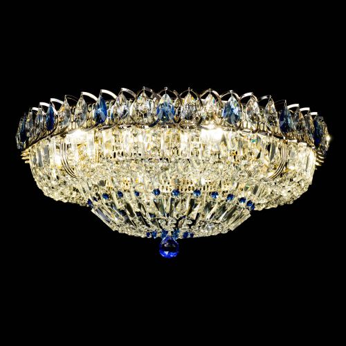 Люстра Кольцо Классика Пластинка синяя в Ижевске Гусь Хрустальный