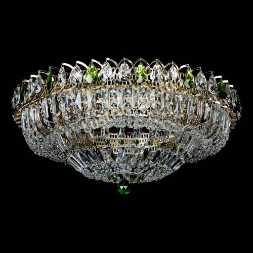 Люстра Кольцо Классика Пластинка зеленая в Ижевске Гусь Хрустальный