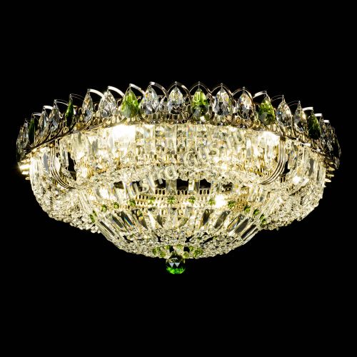 Люстра Кольцо Классика Пластинка зеленая в Ижевске Гусь Хрустальный