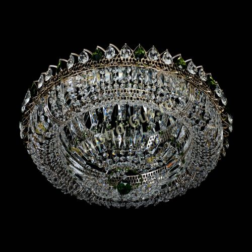 Люстра Кольцо Классика Пластинка зеленая в Ижевске Гусь Хрустальный