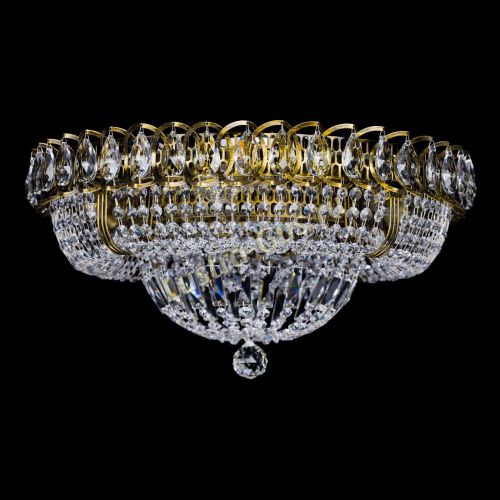 Люстра Кольцо Классика под бронзу 6 ламп в Ижевске Гусь Хрустальный