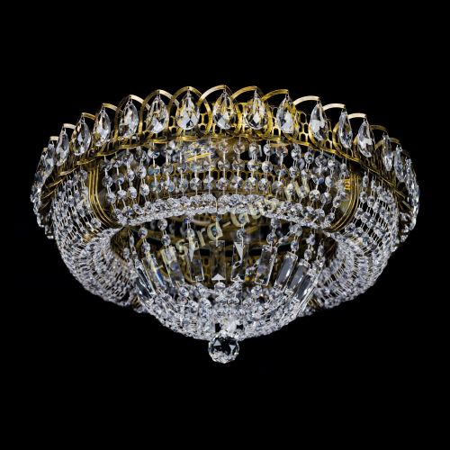 Люстра Кольцо Классика под бронзу 6 ламп в Ижевске Гусь Хрустальный