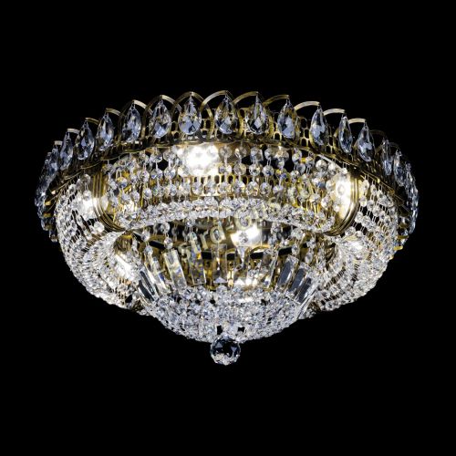 Люстра Кольцо Классика под бронзу 6 ламп в Ижевске Гусь Хрустальный