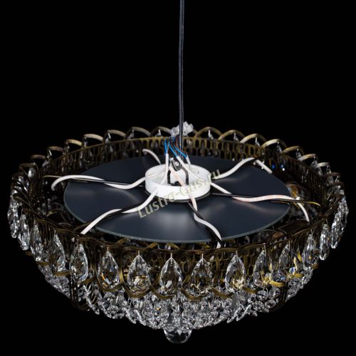 Люстра Кольцо Классика под бронзу 6 ламп в Ижевске Гусь Хрустальный