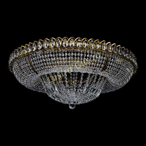 Люстра Кольцо Классика 10 ламп под бронзу в Ижевске Гусь Хрустальный