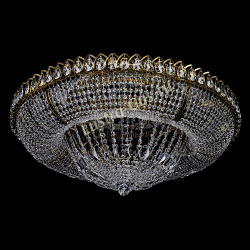 Люстра Кольцо Классика 10 ламп под бронзу в Ижевске Гусь Хрустальный