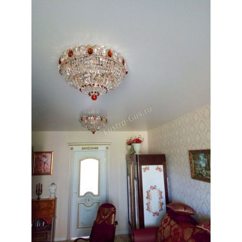 Люстра Кольцо Классика чайная в Ижевске Гусь Хрустальный