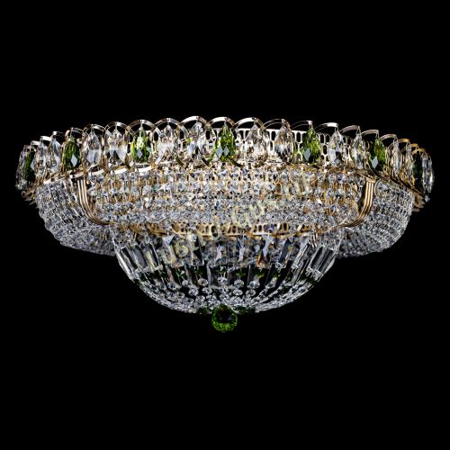 Люстра Кольцо Классика зеленая в Ижевске Гусь Хрустальный