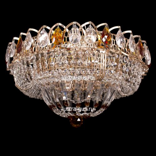 Люстра Кольцо Классика цветная в Ижевске Гусь Хрустальный