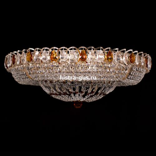 Люстра Кольцо Классика цветная в Ижевске Гусь Хрустальный