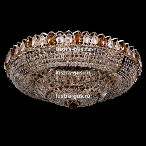 Люстра Кольцо Классика цветная в Ижевске Гусь Хрустальный