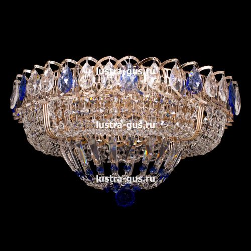 Люстра Кольцо Классика синий в Ижевске Гусь Хрустальный