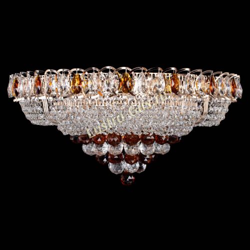 Люстра Кольцо пирамида шар 40 мм чайный в Ижевске Гусь Хрустальный