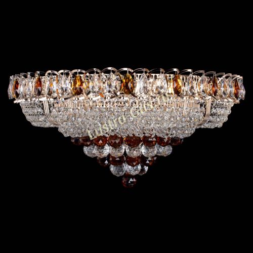 Люстра Кольцо пирамида шар 40 мм чайный в Ижевске Гусь Хрустальный