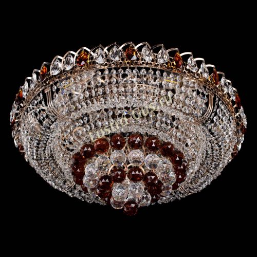 Люстра Кольцо пирамида шар 40 мм чайный в Ижевске Гусь Хрустальный