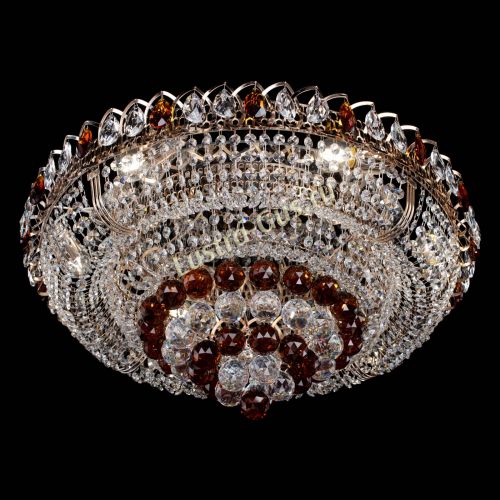 Люстра Кольцо пирамида шар 40 мм чайный в Ижевске Гусь Хрустальный