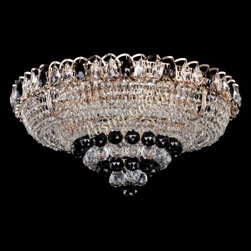 Люстра Кольцо пирамида шар 40 мм черная в Ижевске Гусь Хрустальный