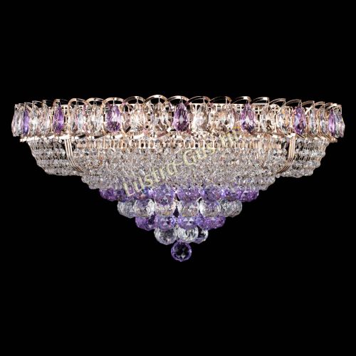 Люстра Кольцо пирамида шар 40 мм фиолетовая в Ижевске Люстра Кольцо пирамида шар 40 мм фиолетовая в Ижевске