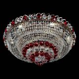 Люстра Кольцо пирамида шар 40 мм красная в Ижевске