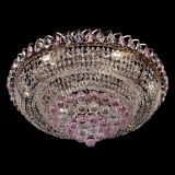 Люстра Кольцо пирамида шар 40 мм розовая в Ижевске