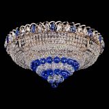 Люстра Кольцо пирамида шар 40 мм синяя в Ижевске