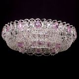 Люстра Кольцо Снежинка розовая в Ижевске