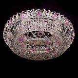 Люстра Кольцо Снежинка розовая в Ижевске