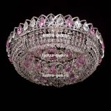 Люстра Кольцо Снежинка розовая в Ижевске