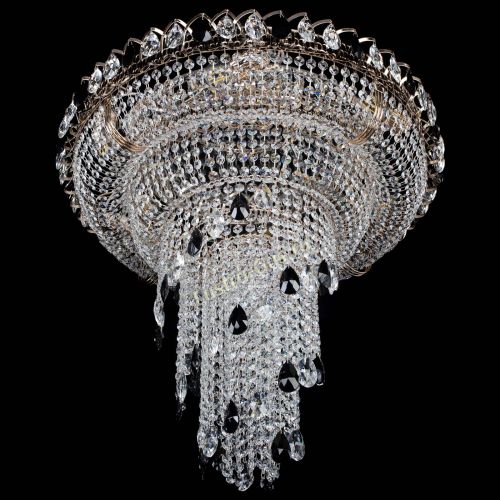 Люстра Кольцо №10 черная в Ижевске Гусь Хрустальный