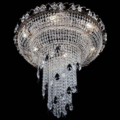 Люстра Кольцо №10 черная в Ижевске Гусь Хрустальный