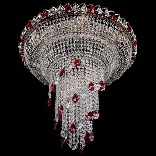 Люстра Кольцо №10 красная в Ижевске Гусь Хрустальный