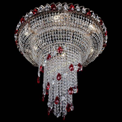 Люстра Кольцо №10 красная в Ижевске Гусь Хрустальный