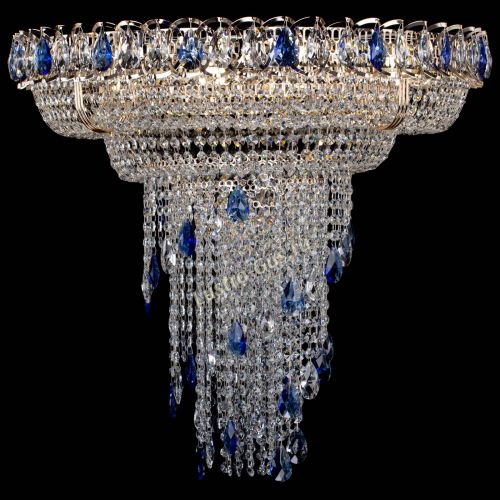 Люстра Кольцо №10 синяя в Ижевске Гусь Хрустальный