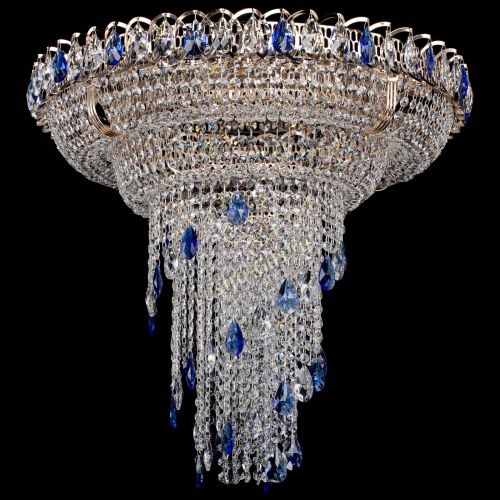 Люстра Кольцо №10 синяя в Ижевске Гусь Хрустальный