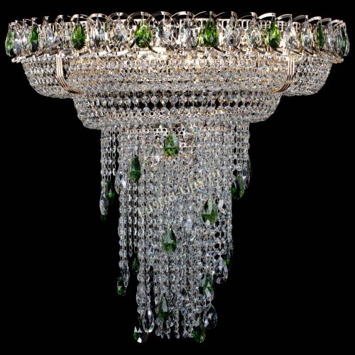 Люстра Кольцо №10 зеленая в Ижевске Гусь Хрустальный