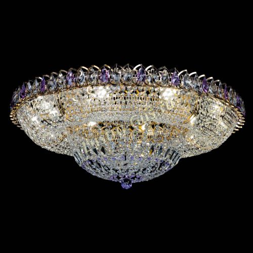 Люстра Кольцо Классика фиолетовая 800 мм в Ижевске Гусь Хрустальный