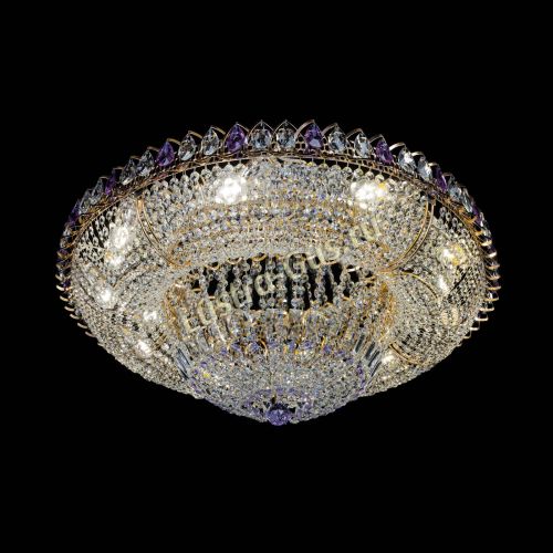 Люстра Кольцо Классика фиолетовая 800 мм в Ижевске Гусь Хрустальный