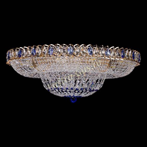 Люстра Кольцо Классика синее 800 мм  в Ижевске Гусь Хрустальный