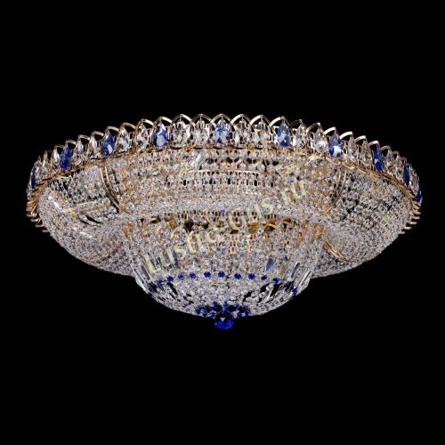 Люстра Кольцо Классика синее 800 мм  в Ижевске Гусь Хрустальный