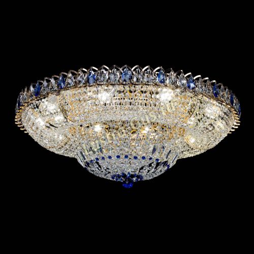 Люстра Кольцо Классика синее 800 мм  в Ижевске Гусь Хрустальный