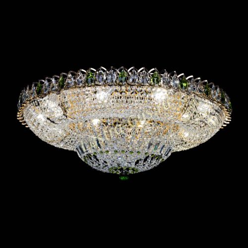 Люстра Кольцо Классика зеленое 800 мм  в Ижевске Гусь Хрустальный