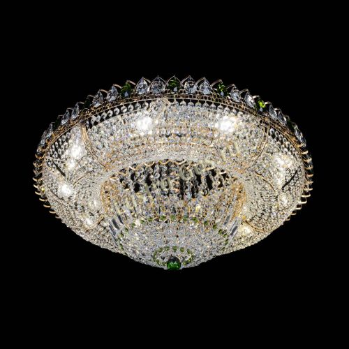 Люстра Кольцо Классика зеленое 800 мм  в Ижевске Гусь Хрустальный