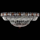 Люстра Кольцо Классика №8 Черная с чайными подвесками в Ижевске