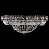 Люстра Кольцо Классика №8 Черная с чайными подвесками в Ижевске